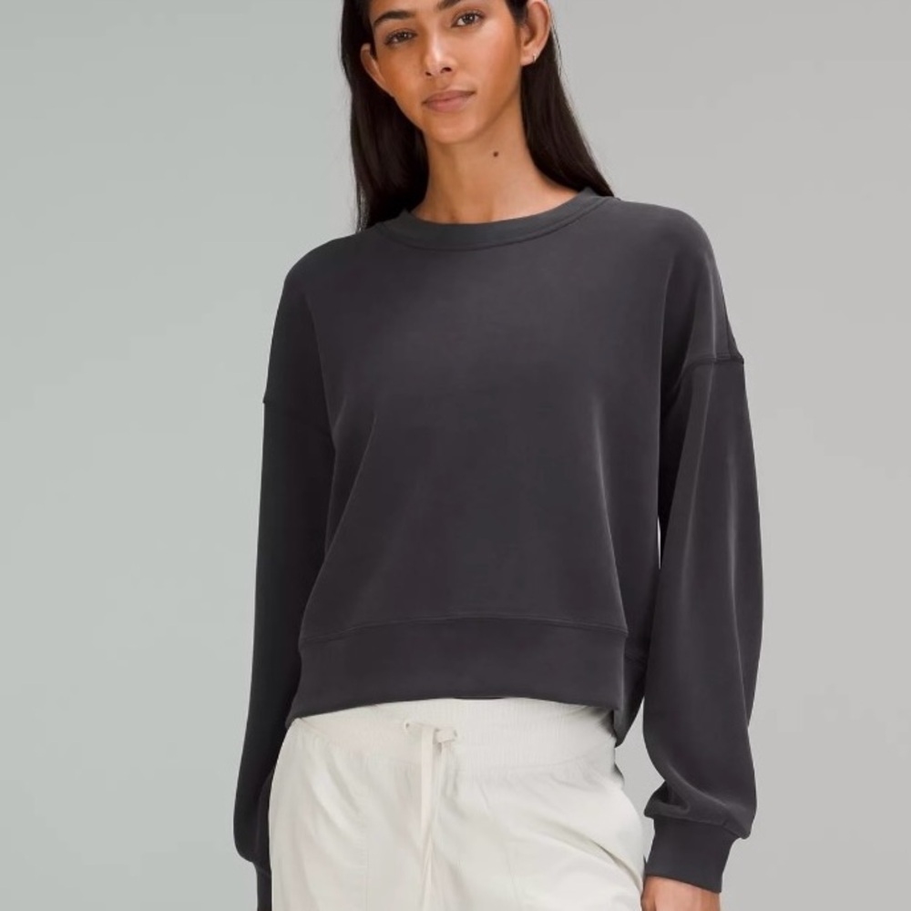 Lululemon Softstreme Perfectly Oversized Cropped Crew (part of a set)